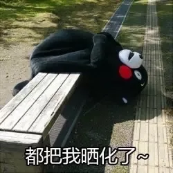 都把我晒化了~