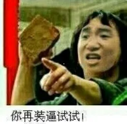 你再装逼试试！老子一砖头拍死你！（你再装逼试试！老子一砖头拍死你！）