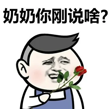 奶奶你刚说啥