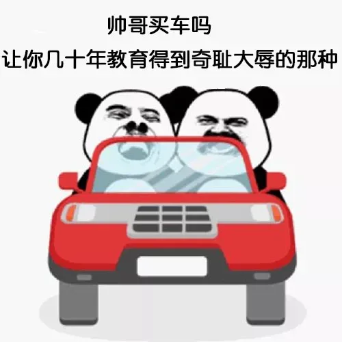 帅哥买车吗让你几十年教育得到奇耻大辱的那种