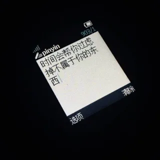 时间会帮你过滤掉不属于你的东西