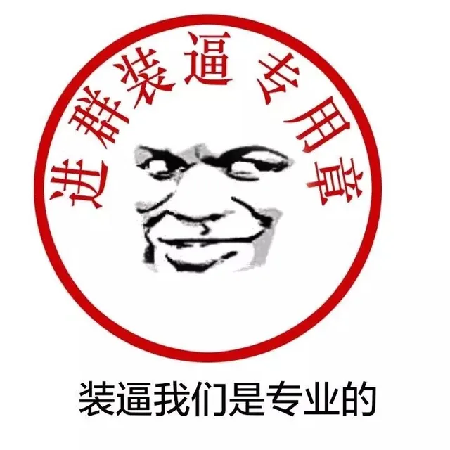 进群装逼专用章，装逼我们是专业的