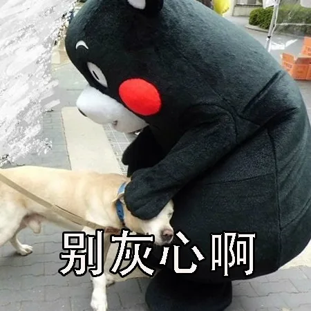 熊本熊：人生就是起起落落落落落落落落的过程啊_熊本熊_表情头牌