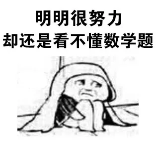 明明很努力却还是看不懂数学题
