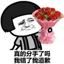 A真的分手了吗我错了我道歉