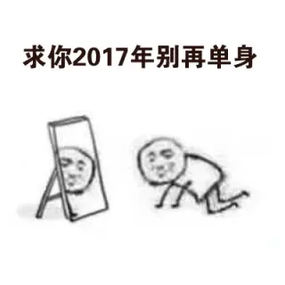 求你2017年别再单身