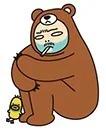 蹲着发呆