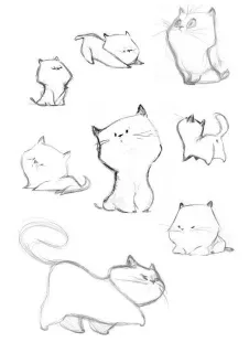 手绘猫咪
