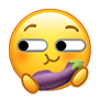 小黄脸吃东西表情包