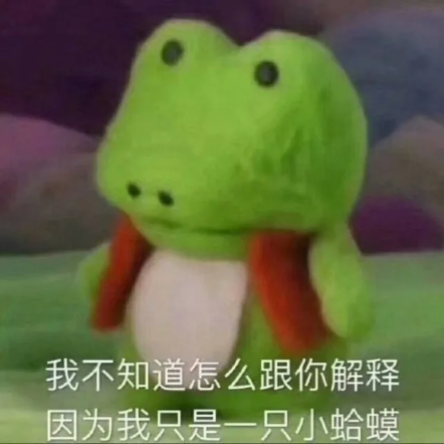 我不知道怎么跟你解释因为我只是一只小蛤蟆（我不知道怎么跟你解释因为我只是一只小蛤蟆）