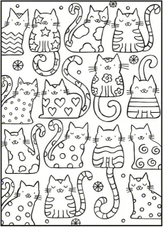 手绘猫咪