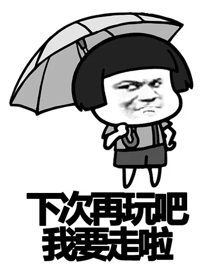 下次再玩吧，我要走啦