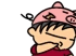 小男孩抠鼻屎