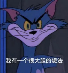 我有一个很大胆的想法