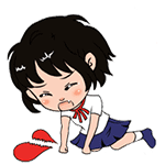 校服小油条QQ表情包_微信表情包