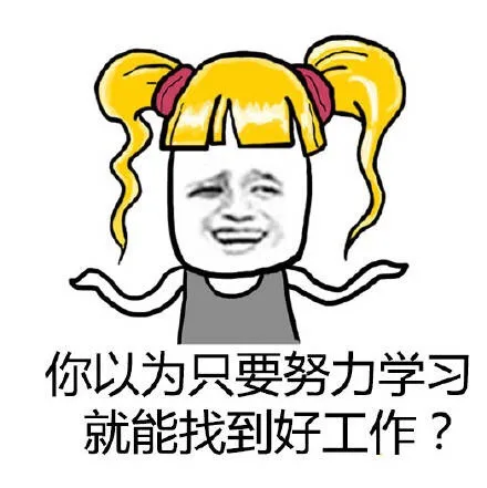 你以为只要努力学习，就能找到好工作？（你以为只要努力学习，就能找到好工作？）