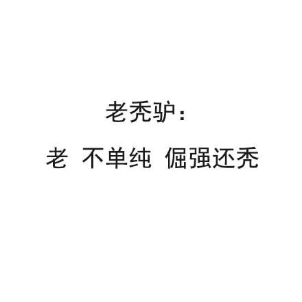 老秃驴：老 不单纯 倔强还秃（老秃驴：老 不单纯 倔强还秃）