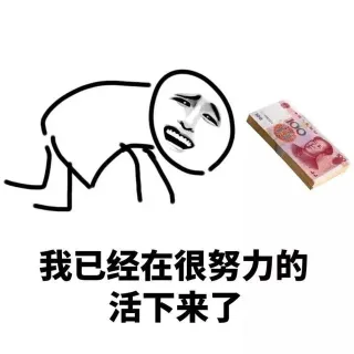 我已经在很努力的活下来了
