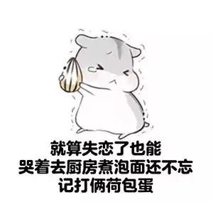 就算失恋了也能哭着去厨房煮泡面还不忘记打俩荷包蛋（就算失恋了也能哭着去厨房煮泡面还不忘记打俩荷包蛋）