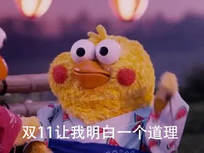 双11让我明白一个道理（双11让我明白一个道理）