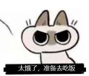 太饿了,准备去吃饭