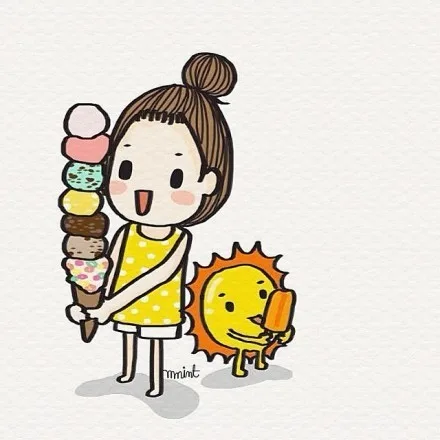 小女生都应该要有这样的生活心态_小女生_可爱表情包