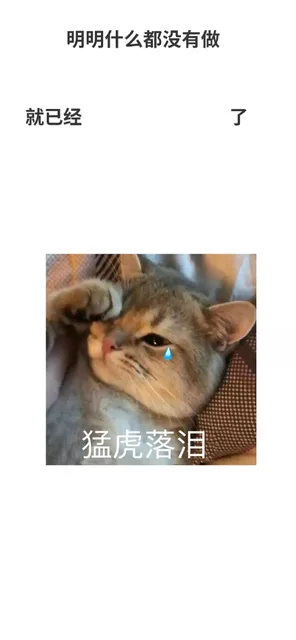 明明什么都没有做就已经了猛虎落泪(猫咪)（明明什么都没有做就已经了猛虎落泪(猫咪)）