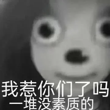 我惹你们了吗一堆没素质的（我惹你们了吗一堆没素质的）