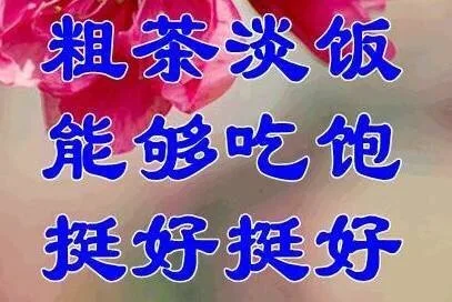 粗茶淡饭能够吃饱挺妤挺好（粗茶淡饭能够吃饱挺妤挺好）
