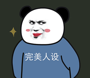熊猫头人士表情包完美人设