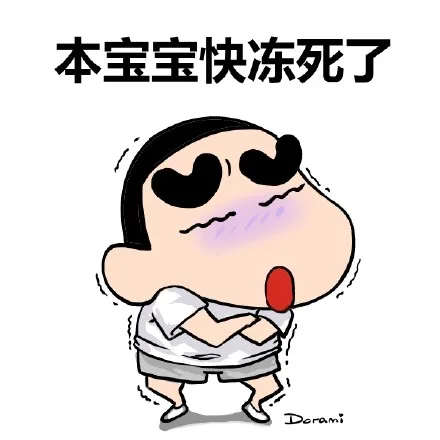 本宝宝快冻死了，求推荐冬装！！！_蜡笔小新_无节操_搞笑对话表情包