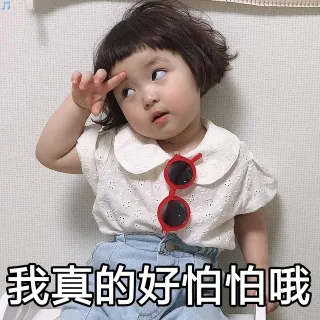 我真的好怕怕哦（罗熙表情包）