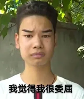 我觉得我很委屈