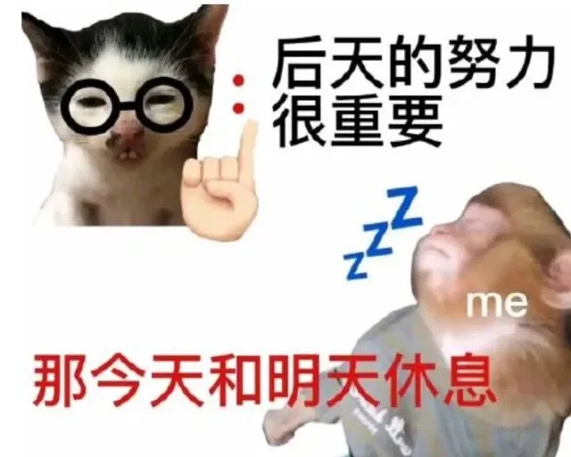 后天的努力很重要Zme那今天和明天休息（后天的努力很重要Zme那今天和明天休息）
