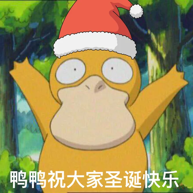鸭鸭祝大家圣诞快乐！（鸭鸭祝大家圣诞快乐！）