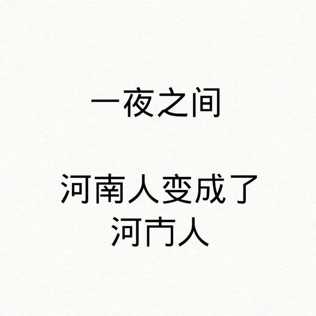 夜之间河南人变成了河市人（夜之间河南人变成了河市人）