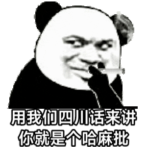 用我们四瓜川话来讲你就是个哈麻批（用我们四瓜川话来讲你就是个哈麻批）