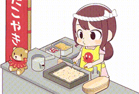 制作章鱼小丸子动图表情包