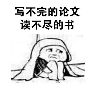 写不完的论文读不尽的书