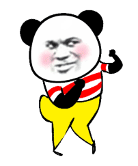 跳舞 超大霸屏熊猫头表情包