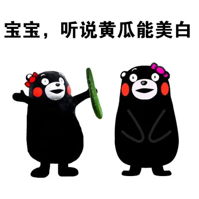想象很美好，现实总是很残酷（熊本熊）_表情头牌_动图_熊本熊_萌萌哒_搞笑_卡通表情包