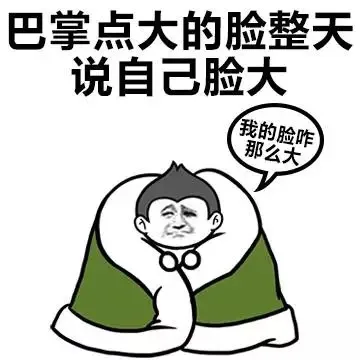 巴掌点大的脸整天说自己脸大（我的脸咋那么大）（巴掌点大的脸整天说自己脸大（我的脸咋那么大））