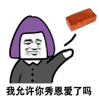 我允许你秀恩爱了吗？（丢砖头）