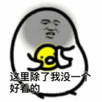 这里除了我没一个好看的（这里除了我没一个好看的）