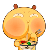 大屁股吃面条（大屁股吃面条）