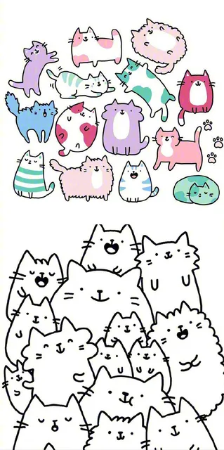 手绘猫咪（手绘猫咪）
