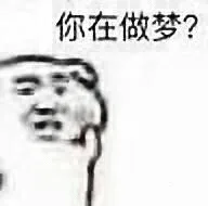 你在做梦?