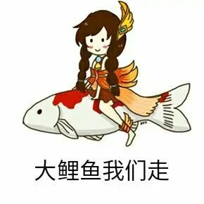 大鲤鱼我们走