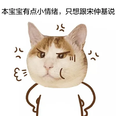 本宝宝有点小情绪了，只想跟宋仲基说