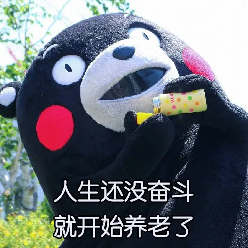 人生还没奋斗就开始养老了